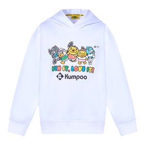 熏风羽毛球服儿童连帽卫衣