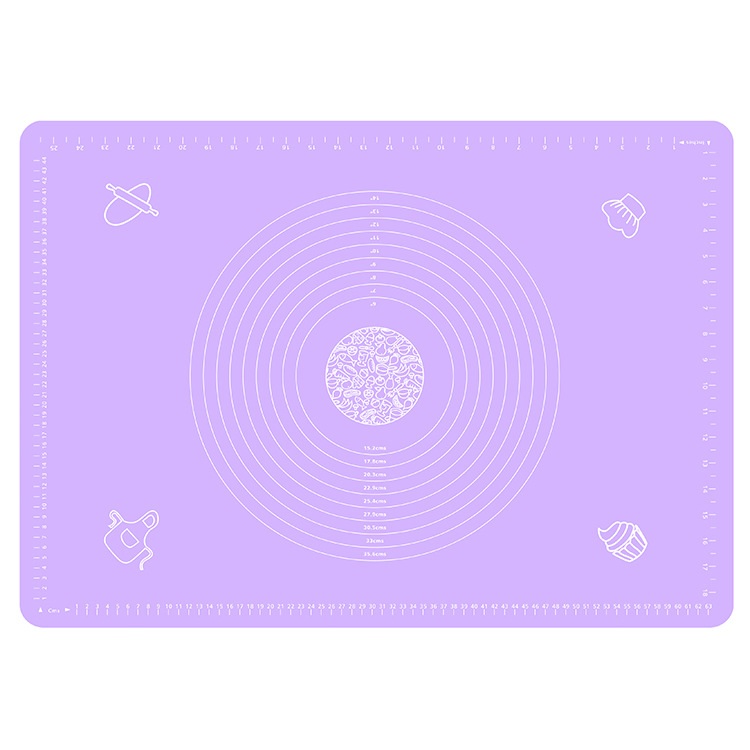 新品 加厚380G 70*50CM7050带刻度烹饪和面防溢水擀面烘焙垫硅胶