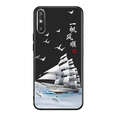 luckrider适用于华为畅享10e复古时尚med-al00热卖手机壳med-tl00软胶6.3寸潮牌保护套med-al20唯美中国风。