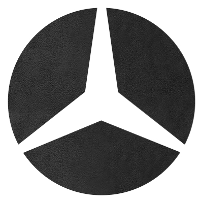 梵汐Alcantara奔驰方向盘装饰贴
