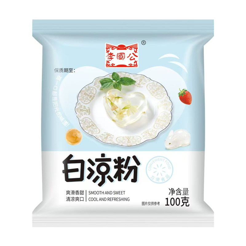李国公白凉粉100g*200袋整箱批发