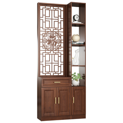 入户客厅进门一体鞋柜屏风柜隔断柜新中式进门装饰玄关柜间厅柜