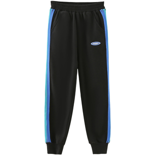 男胖童秋季裤子加肥加大男童运动裤春秋款青少年男孩初中生长裤潮