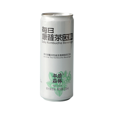 午后森林茉莉康普茶活性益生菌发酵原液气泡水310ml/罐解腻茶饮料