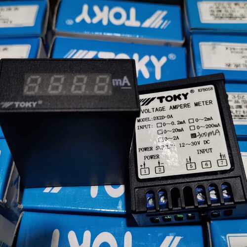询东崎TOKY3位半数字直流表DX2D-DA0.3 300mA