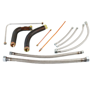 空压机进气管打气泵铜管充气泵铝气管压缩机配件大全软管连接管