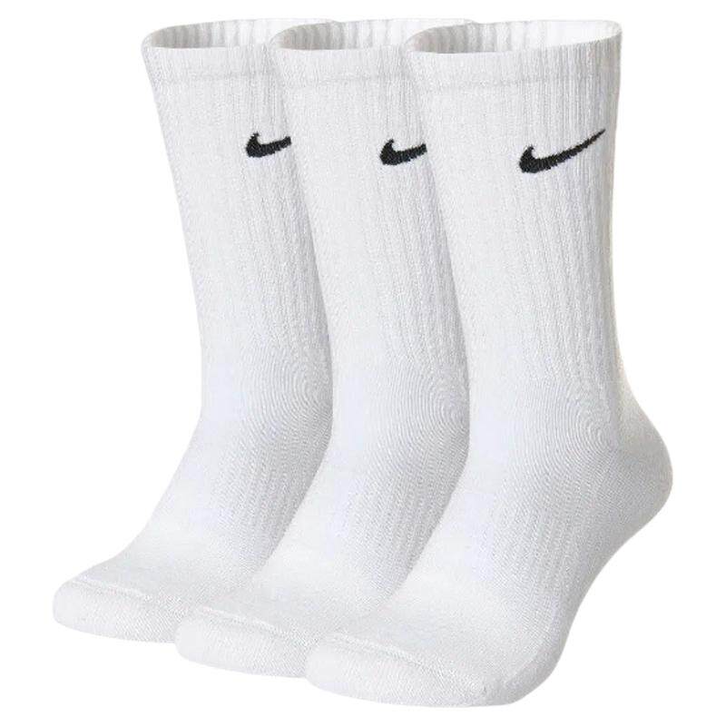 nike耐克袜子青少年男款跑步运动抑菌毛巾底中筒袜黑白色女款袜子