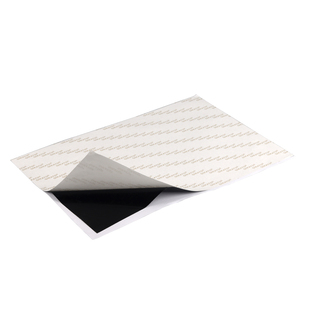 齐加腾强力高粘黑色全方位遮光双面胶A4自粘片材超薄PET两面胶不透光耐高温绝缘LCD手机屏防漏光黑胶0.05厚