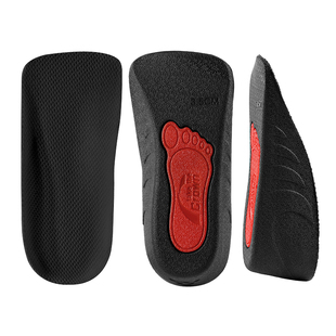 男生增高鞋垫足弓支撑隐形不累脚男士不塌陷内增高垫半掌七分半垫