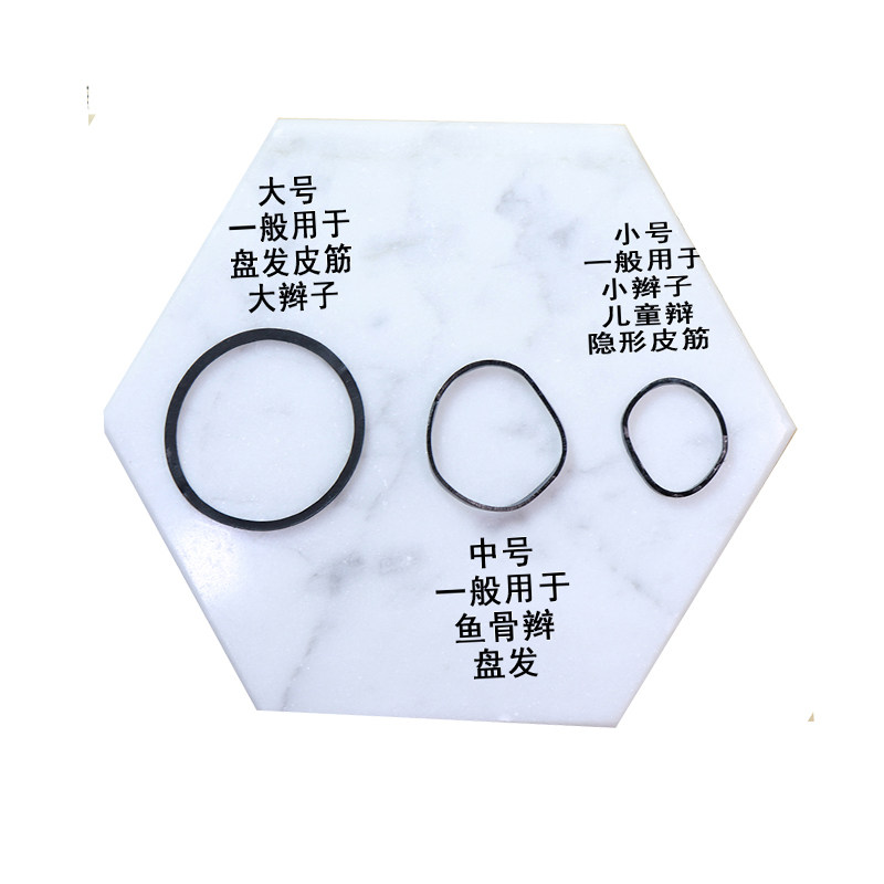 化妆师扎头发皮筋皮圈发绳发圈强拉不断一次性皮筋盘头橡皮筋盘发