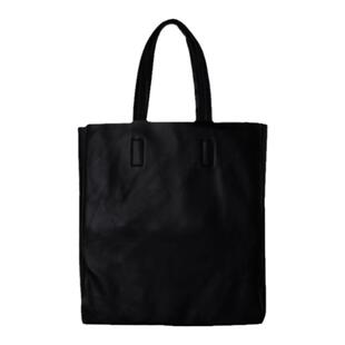 极简ins风皮面托特包韩版男大容量手提包超软PU皮面手拎袋单肩包