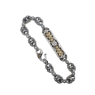 山文甲手链丨琢匠原创国风s925银饰品复古风潮流小众设计男士手环