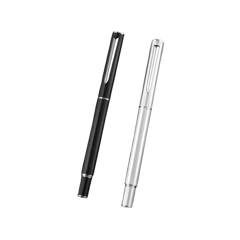 【新品】君子剑/棱镜/简约商务学生练字专用EF日用送礼金属钢笔