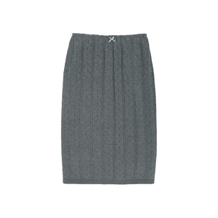 YOUWEI有尾2025春季新品学院风稚拙感半裙女甜美针织半裙Y5825127