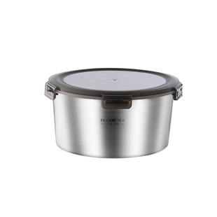 维艾密封食品保鲜盒316不锈钢食品级水果便当饭盒带盖冷冻碗汤盒