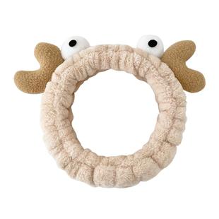 可爱儿童洗脸头箍发带2025年新款宝宝卡通发箍束发带洗漱头套发饰