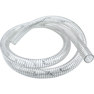 Rosa牌耐高温PVC钢丝软管高温160管注塑机吸料蒸汽化工用管