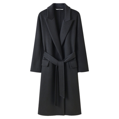 重磅牛货！传世之作！！13.8微米100纯山羊绒长款双面羊绒大衣女