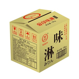 菊印本味淋商用18kg软桶日式料理酒调味品味淋寿喜锅调料厂家直销