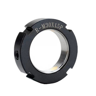 精密锁紧螺母径向r型径向锁紧螺母丝杆杠止退防松圆形轴承主轴