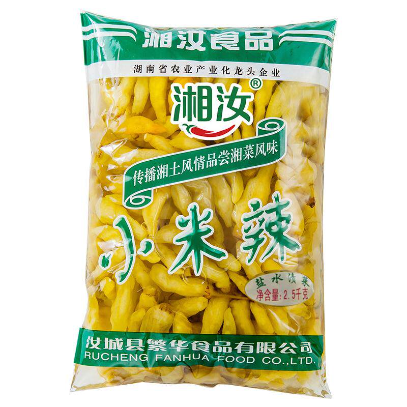 湘汝湖南特产500g小米辣泡椒