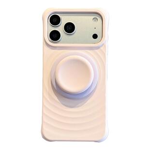 拓岚 适用iphone17promax新款手机壳古董白波漾纹情侣撞色磁吸支架苹果16pro肤感液态硅胶15/14promax男女套
