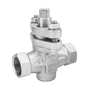 X13W/X14W-10P不锈钢直通/三通内螺纹丝扣旋塞阀304铸钢内丝牙10C