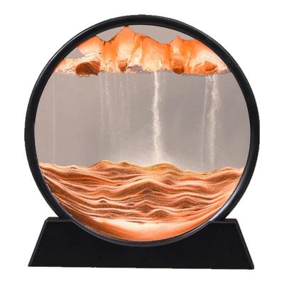 创意书房沙漏玻璃中式摆件流沙画