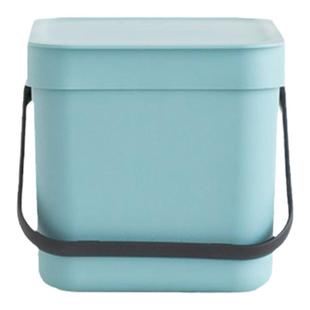 柏宾士brabantia桌面6L收纳桶分类家用方形壁挂带盖厨房垃圾桶