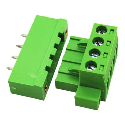 2EDGKM-5.08mm带法兰插拔式接线端子2EDGVM 有耳固定PCB整套2-24P