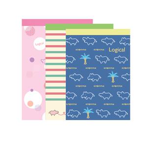 【自营】仲林/nakabayashi迷你简约便签本河马岛系列小巧便携高颜值可撕学生用柔光创意本子