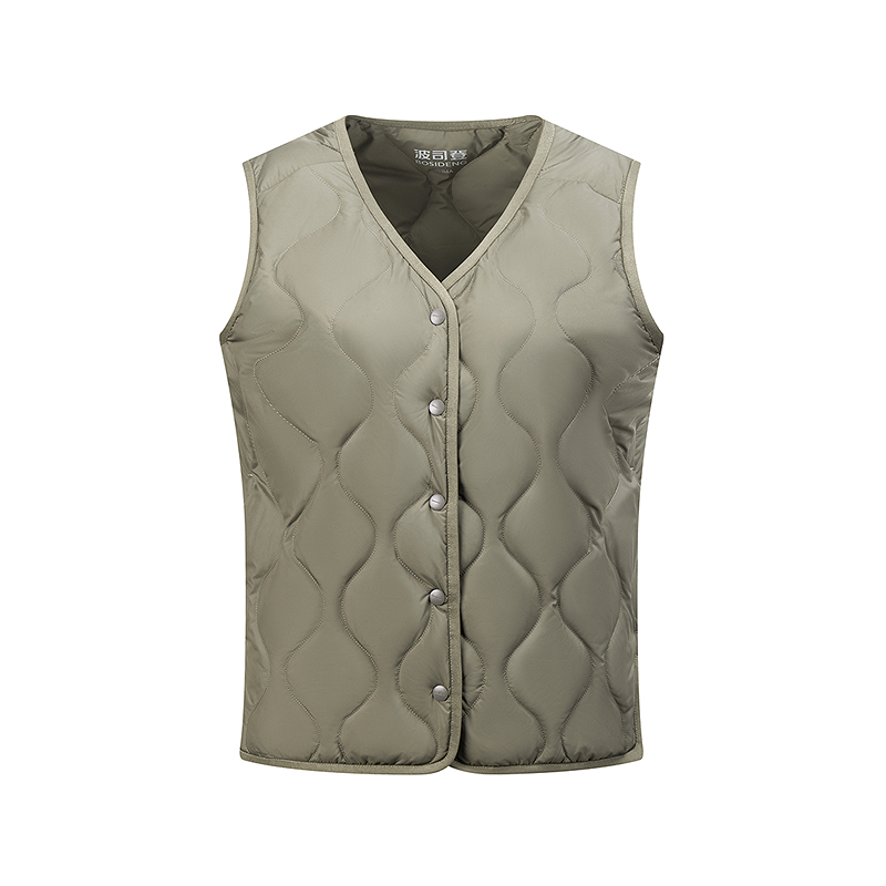 波司登男女羽绒马甲内胆上衣V领