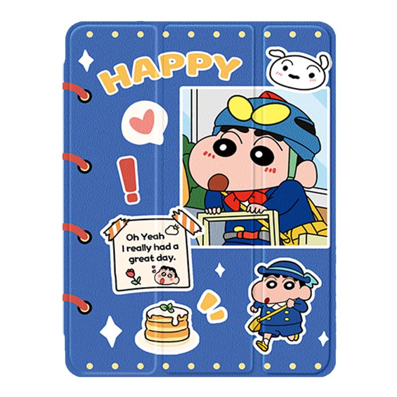拼贴蓝胖子适用苹果平板ipad套