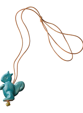 SoftServe动物陶瓷长项链毛衣链