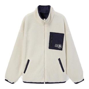 探路者休闲外套男户外秋冬加绒保暖摇粒绒开衫上衣休闲立领运动衣