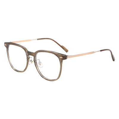 韩系超轻纯钛近视眼镜女可配度数