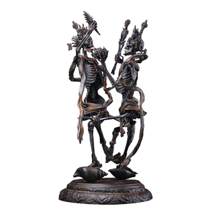 末那末匠丨米山启介《鬼神志：尸陀林主》东方美学铜像摆件