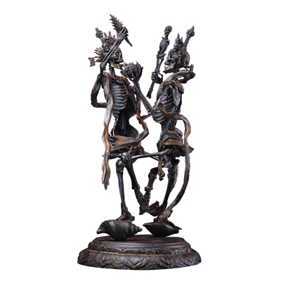 末那东方美学尸陀林主铸铜雕像