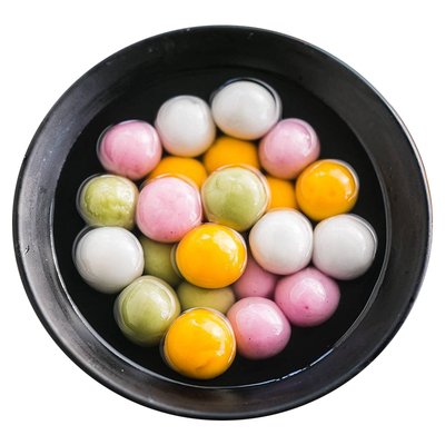 三全炫彩小汤圆糯米芝麻圆子组合