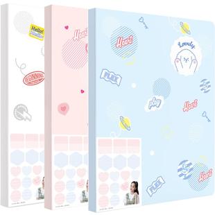 得力文件夹a4资料册透明插页档案夹收纳册文件袋档案合同夹孕检册