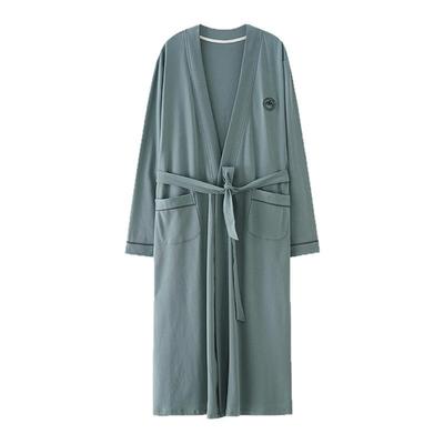 【芬腾】100%棉睡袍吸水吸汗柔软