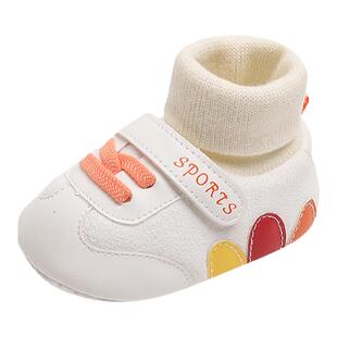 春秋季冬防滑男女宝宝鞋子0-1岁软底8婴幼儿学步鞋袜3-6-9-12个月