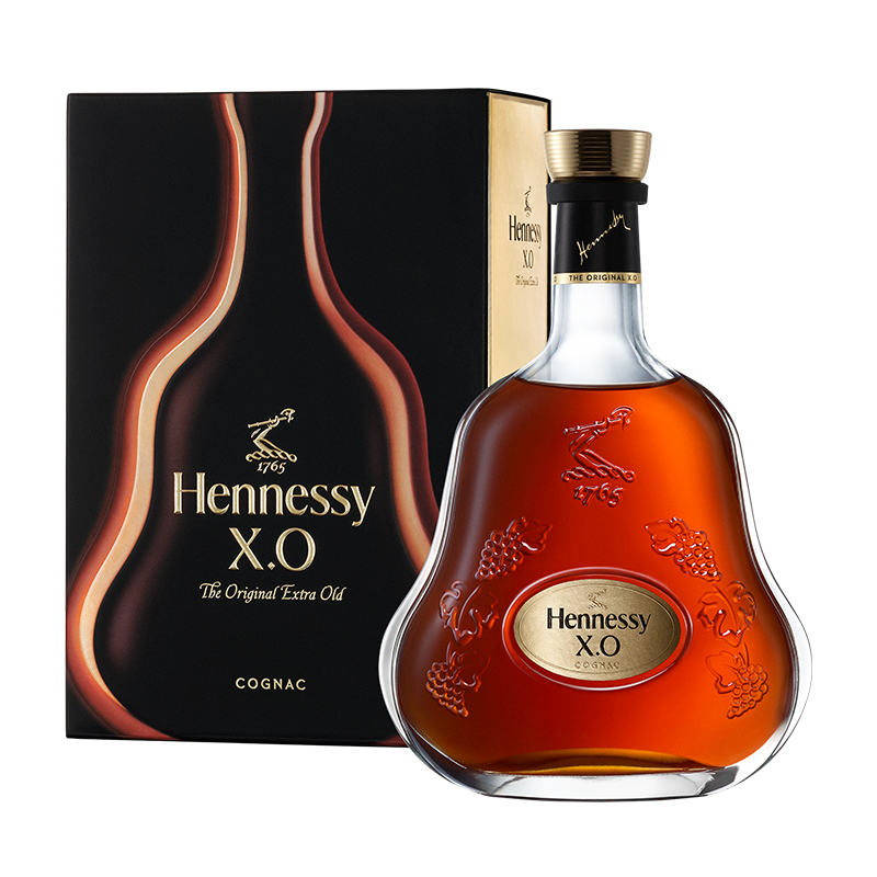 【官方直营】轩尼诗XO干邑白兰地700ml 4支 进口洋酒正品hennessy