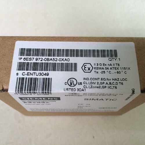 议价6ES7972-0BA52-0XA0 原装PROFIBUS DP接头 6ES7 972-OBA52-OX