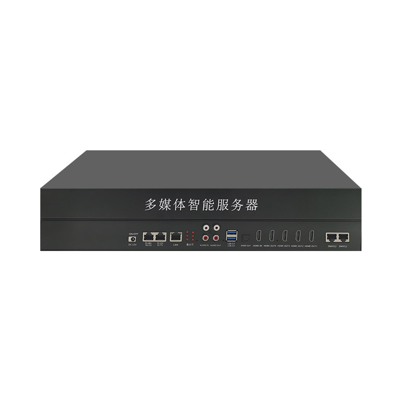 多通道投影机硬件融合器全息3d投影融合软件沉浸式矫正弧形曲面