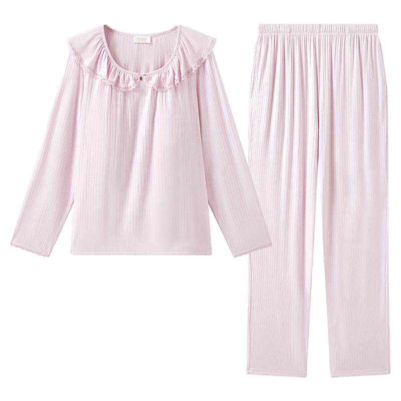 兰卓丽家居服女带杯垫防凸点睡衣