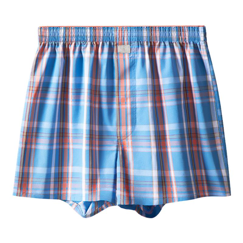 七匹狼正品男士阿罗裤男生纯棉平角裤宽松大裤衩睡裤居家四角短裤