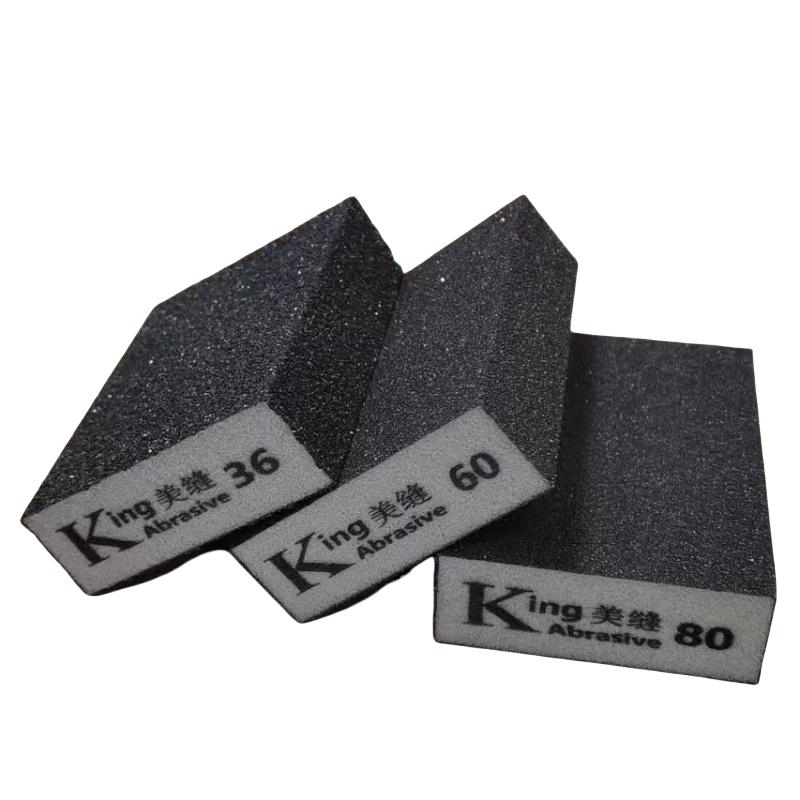 海绵砂块瓷砖美缝专用工具去黑边神器清缝施工海绵擦耐磨36目粗砂