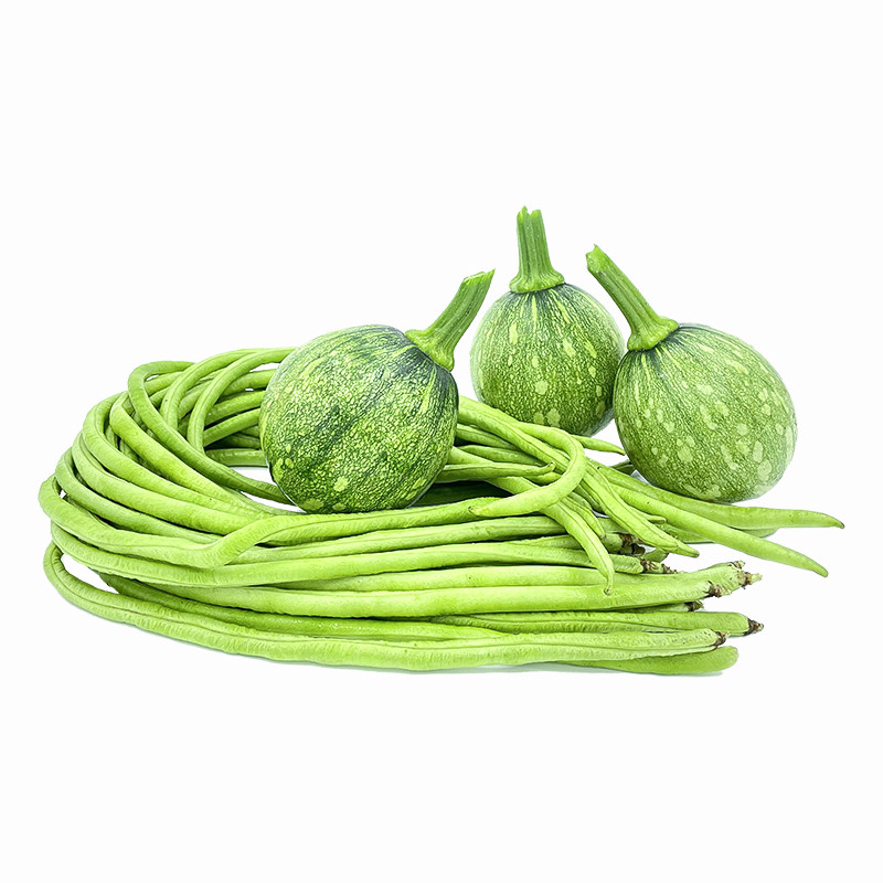 贵州素瓜豆四季豆豇豆嫩南瓜混装