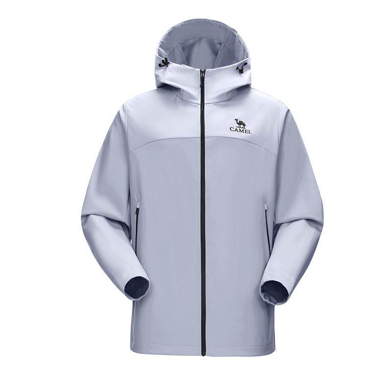 骆驼户外单层冲锋软壳衣外套情侣